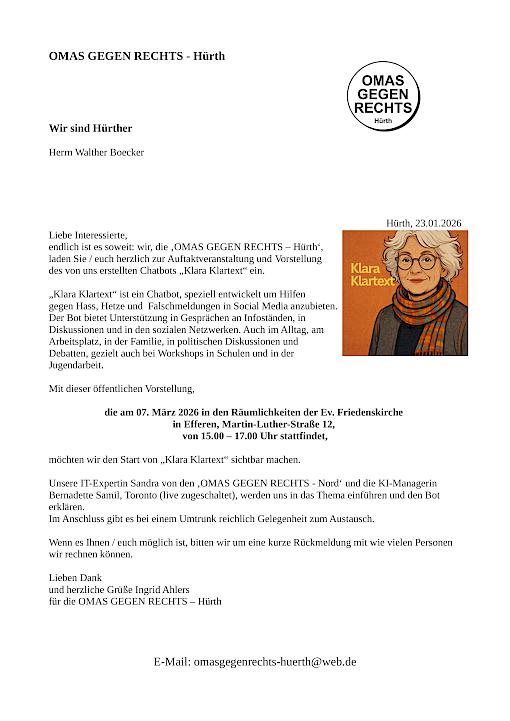 Chatbot Klara Klartext