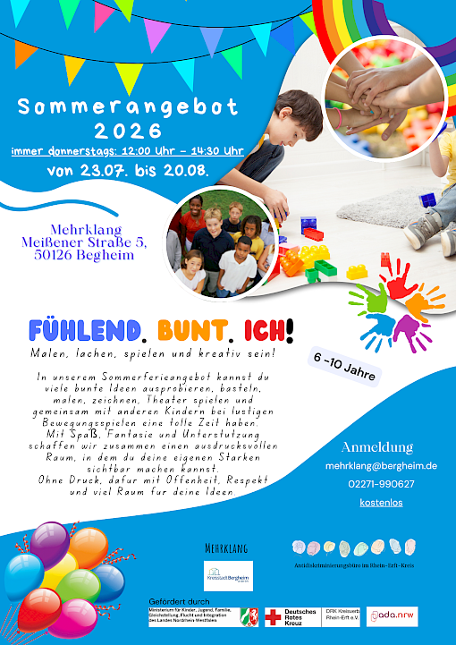 Fühlend. Bunt. Ich!